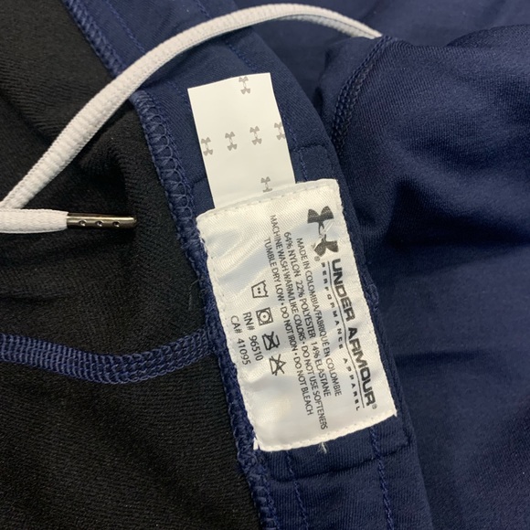 Men’s Under Armour Coldgear™️ navy thermal/leggings with drawstring waistband - Picture 3 of 7